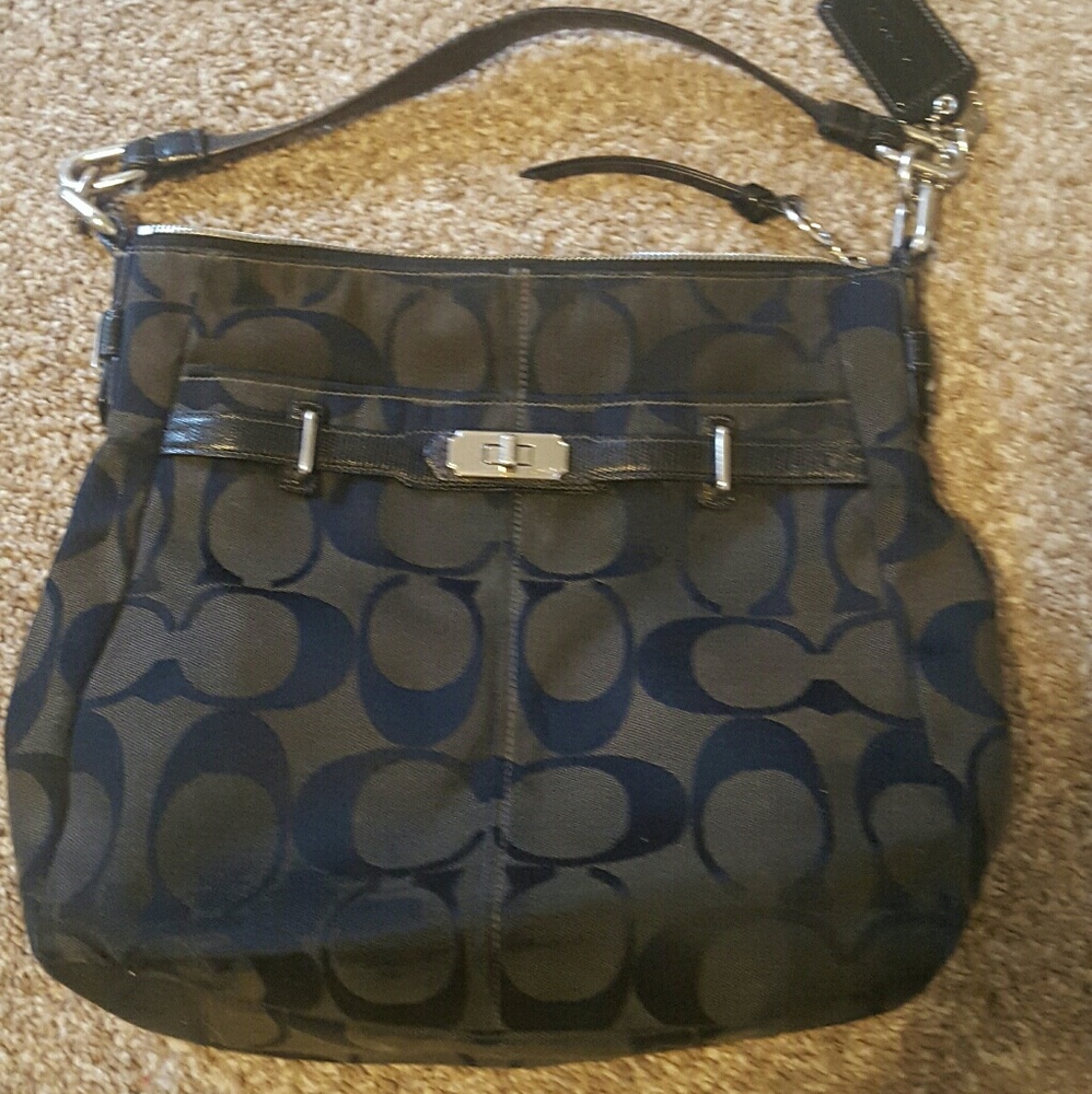 Black Coach shoulder bag